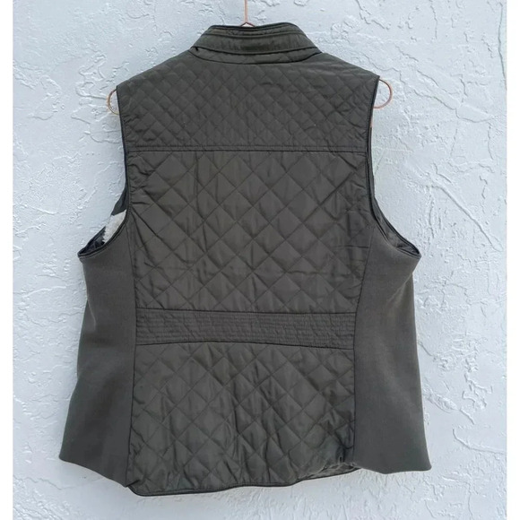 Cavalini Los Angeles Womens Sleeveless Full Zip Quilted Outerwear Vest Dage 1X - Picture 2 of 14